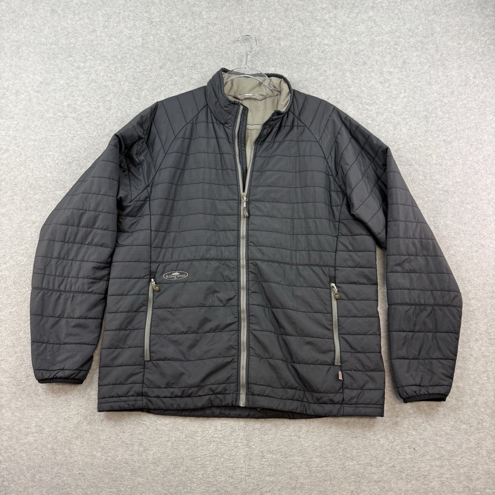 Arborwear Jacket Men's L Black Primaloft Puffer Outdoors Insulated Lightweight